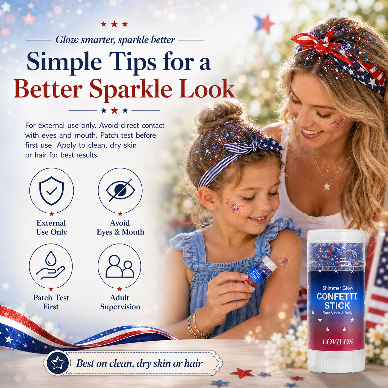 America’s 250th Glitter Stick