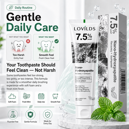 Daily Mineral Toothpaste with 7.5% nHAP