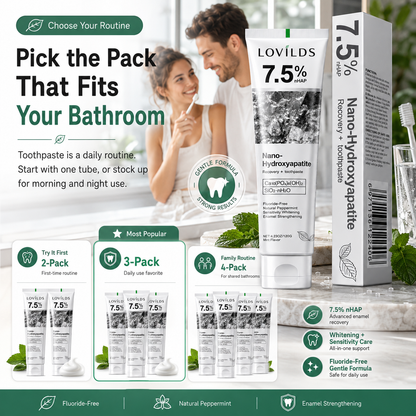 Daily Mineral Toothpaste with 7.5% nHAP