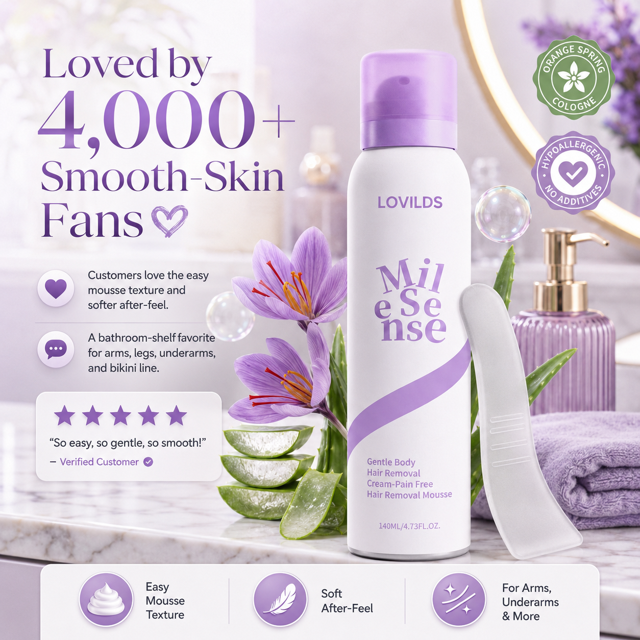 SilkMist Hair Removal Mousse