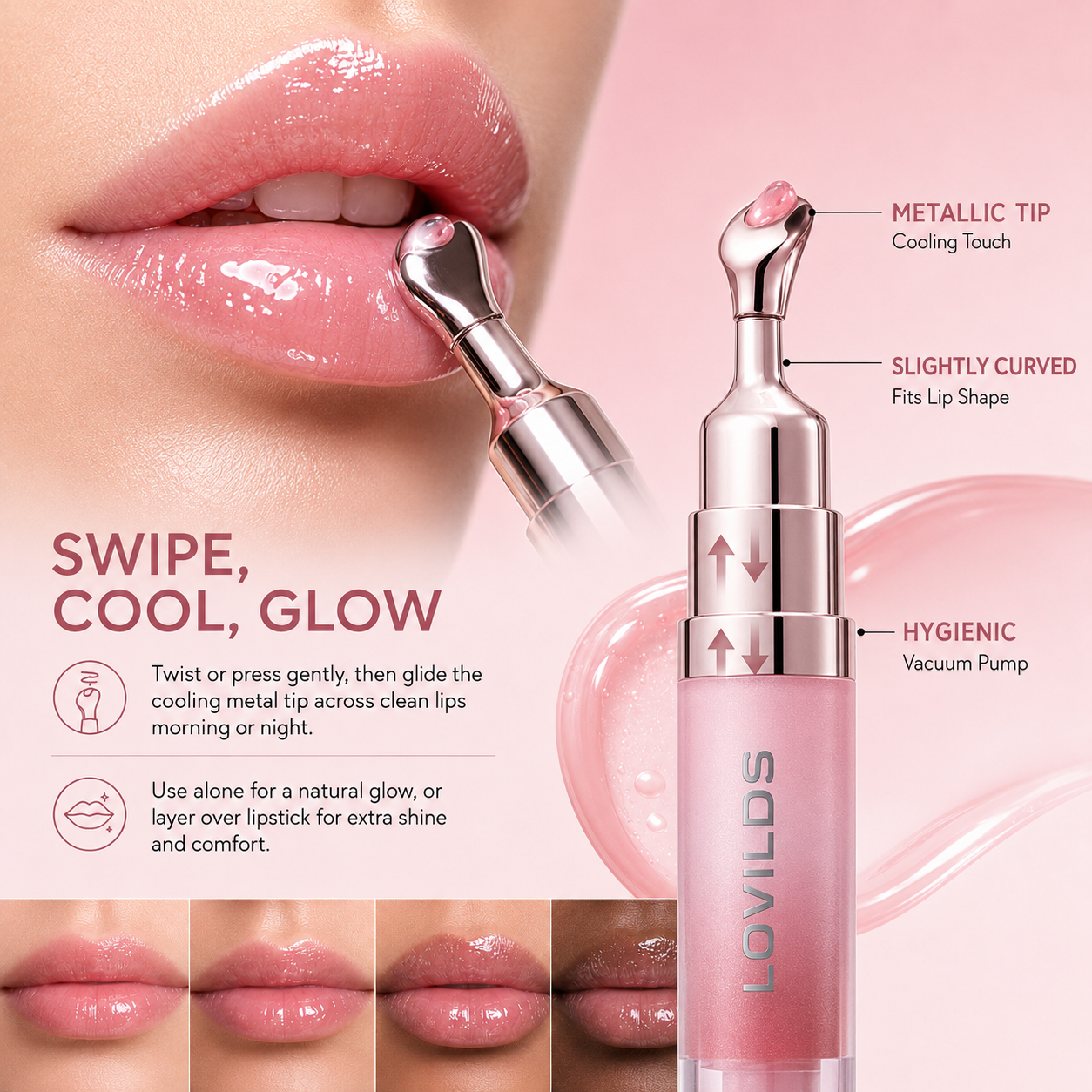 GlassBloom Lip Renewal Serum
