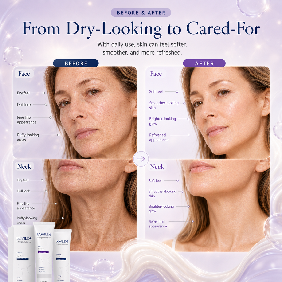 From Dry-Looking to Cared-For