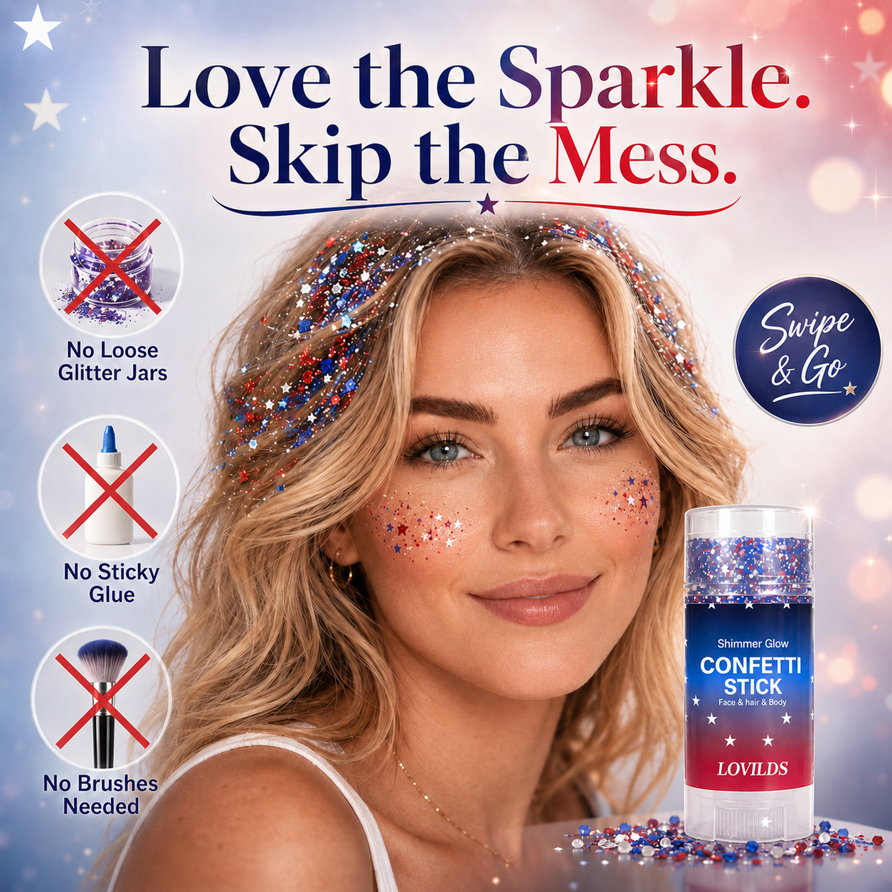 America’s 250th Glitter Stick