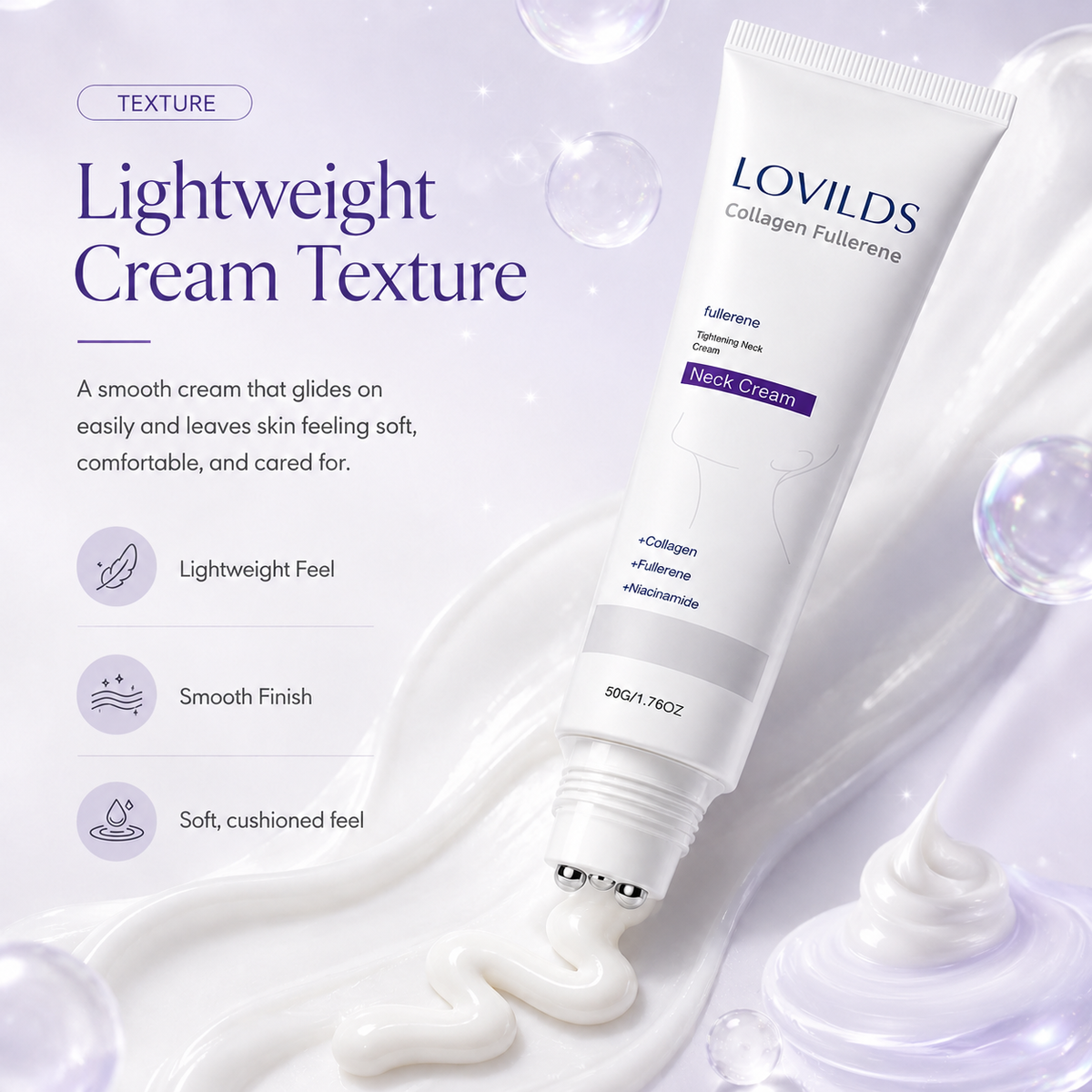Lightweight Cream Texture