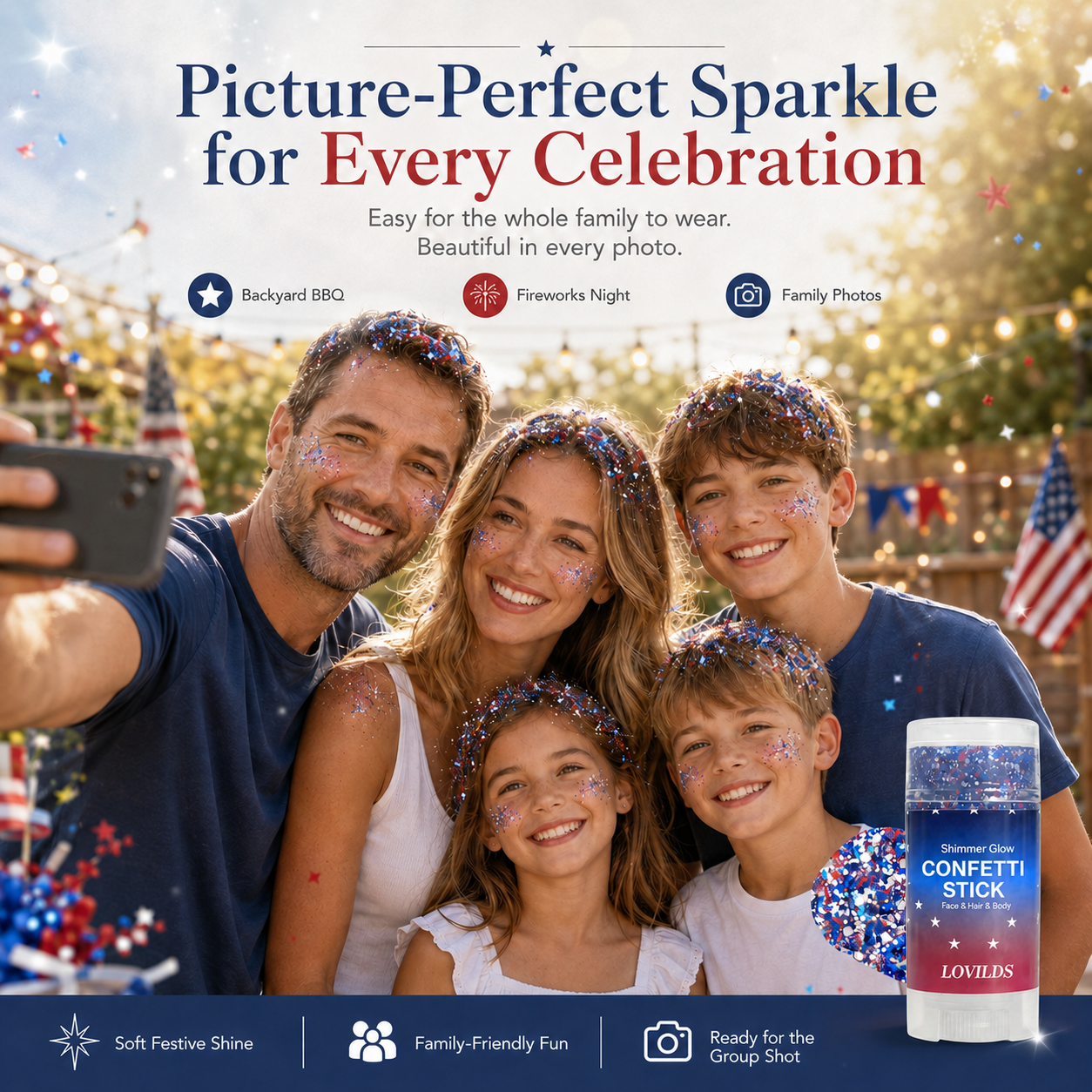 America’s 250th Glitter Stick