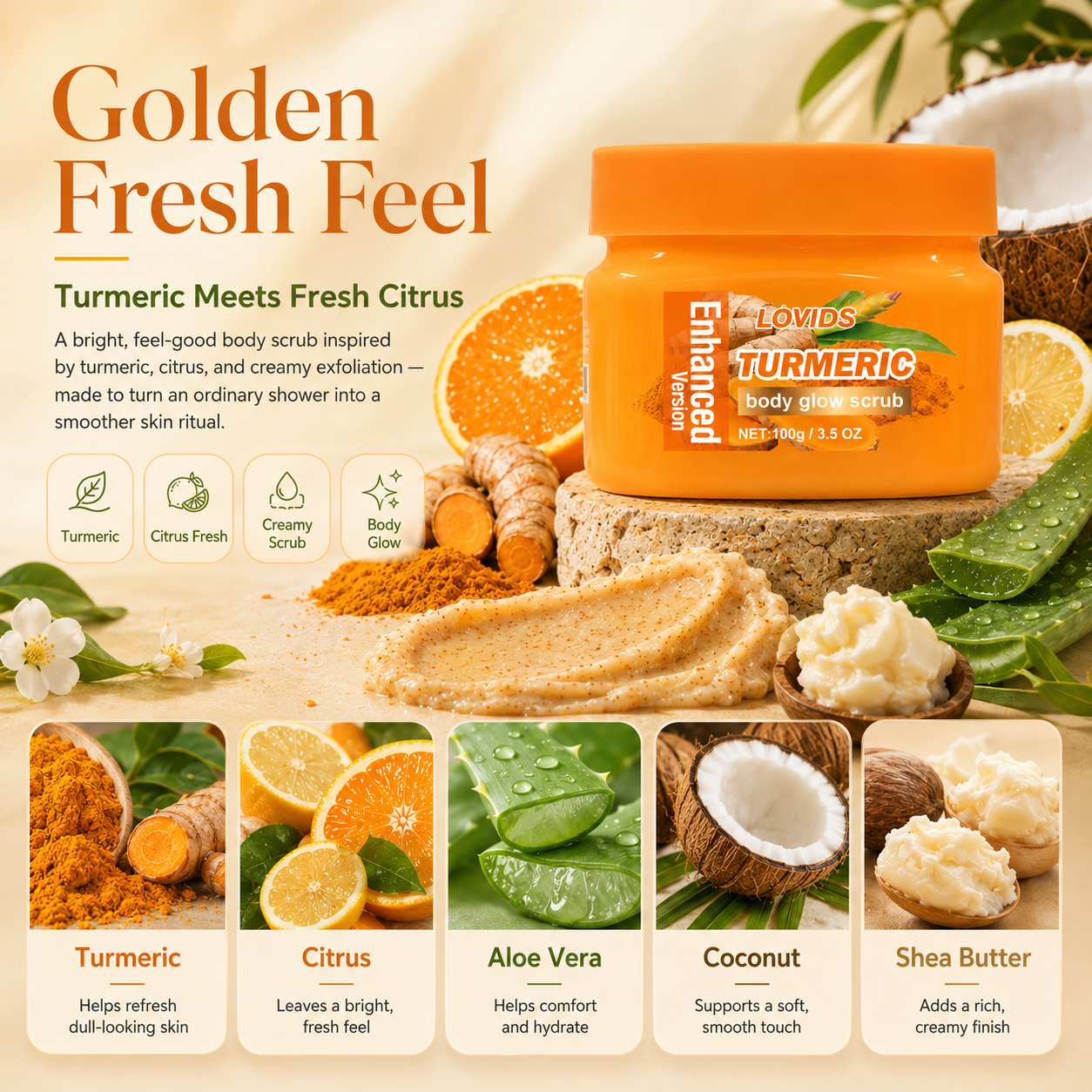 Golden Hour Body Glow Scrub