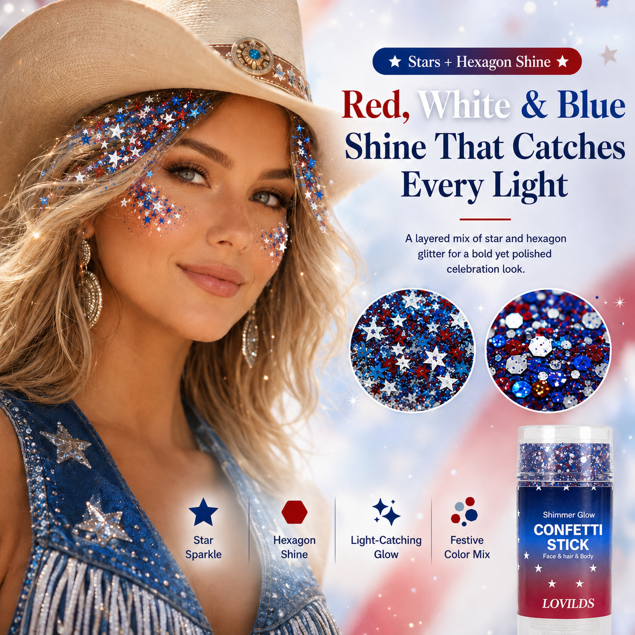 America’s 250th Glitter Stick