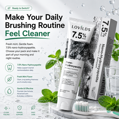 Daily Mineral Toothpaste with 7.5% nHAP
