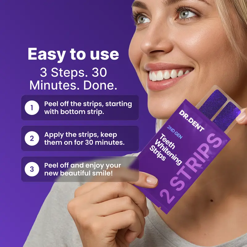BrightSmile Purple Whitening Strips